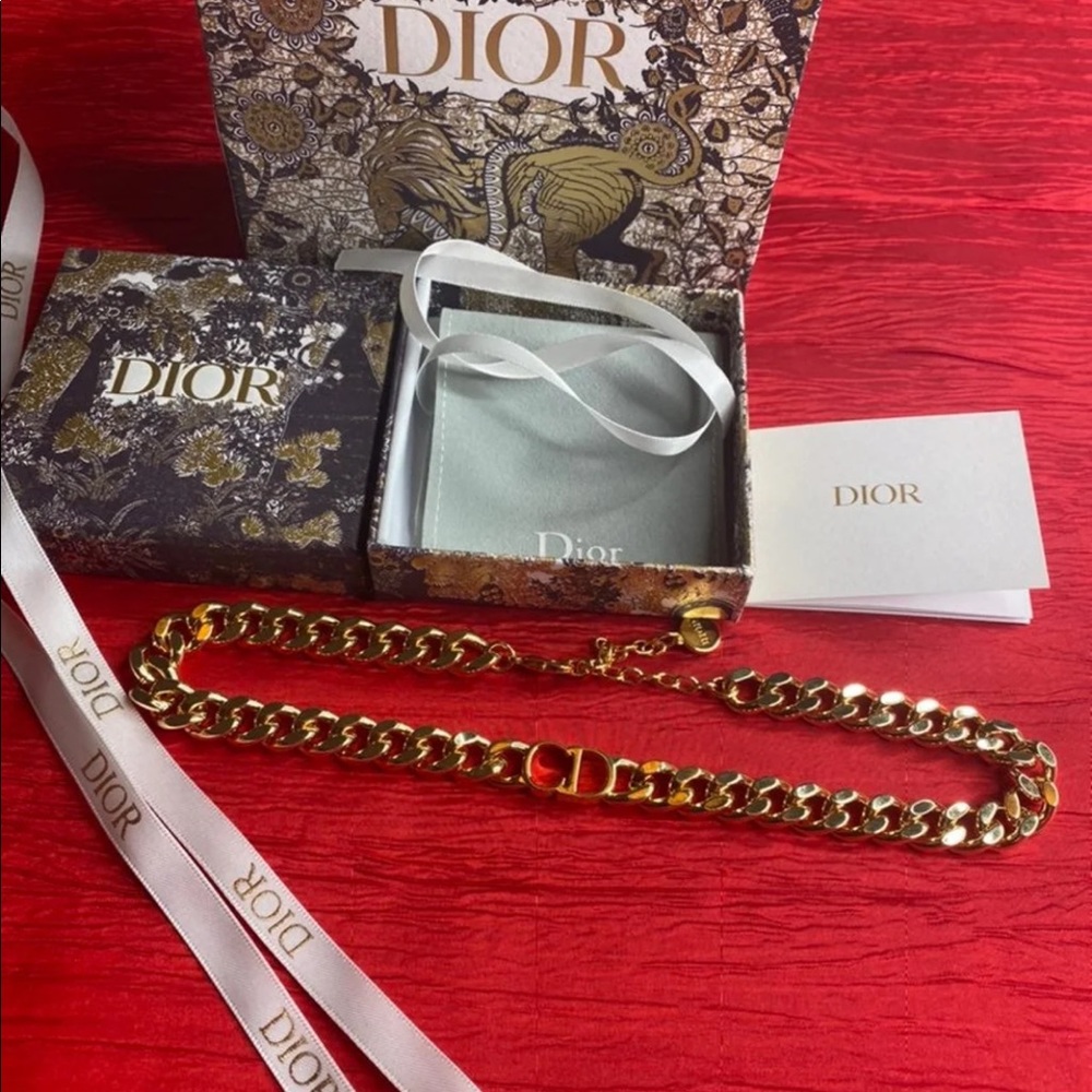 Dior Chunky Gold Necklace/Chocker